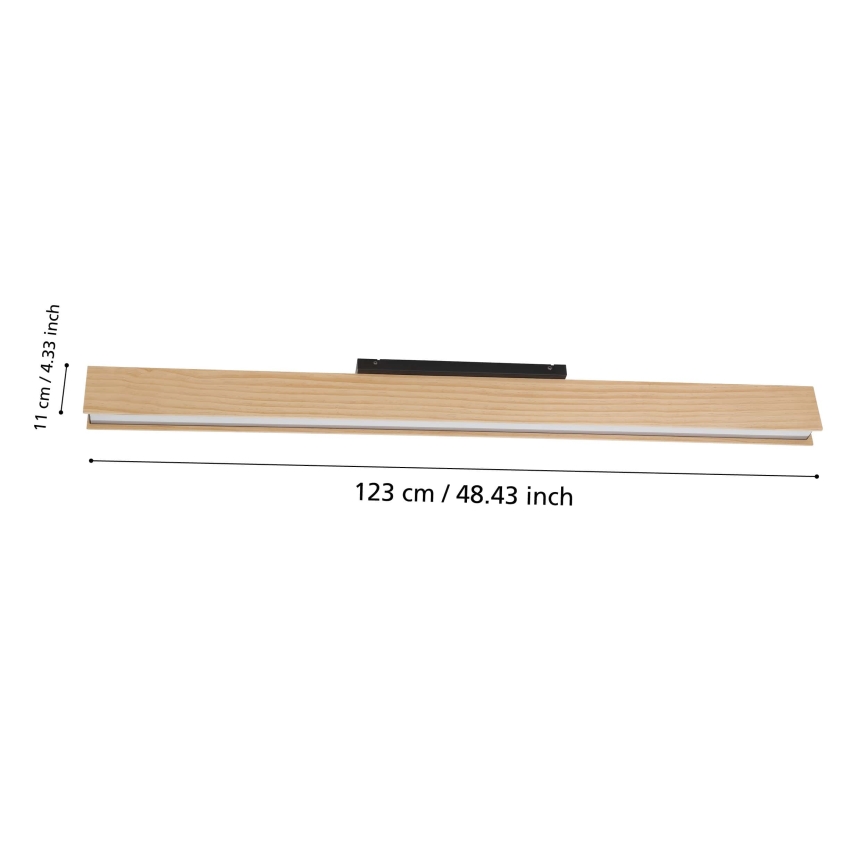 Eglo - Стельовий RGBW-світильник з регулюванням яскравості LED/35W/230V 2700-6500K