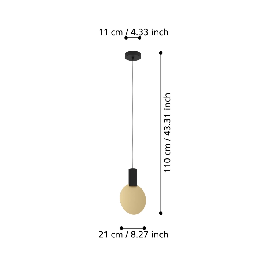 Eglo - Светодиодная подвесная люстра 1xGU10/4,5W/230V 3000K