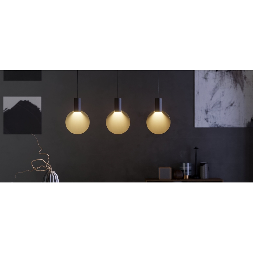 Eglo - Світлодіодна підвісна люстра 3xGU10/4,5W/230V 3000K