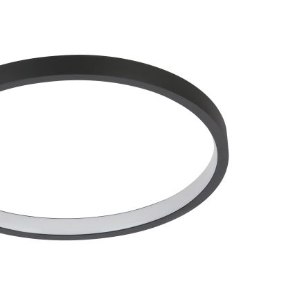 Eglo - Стельовий LED світильник з регулюванням яскравості LED/15W/230V чорний + дистанційне керування
