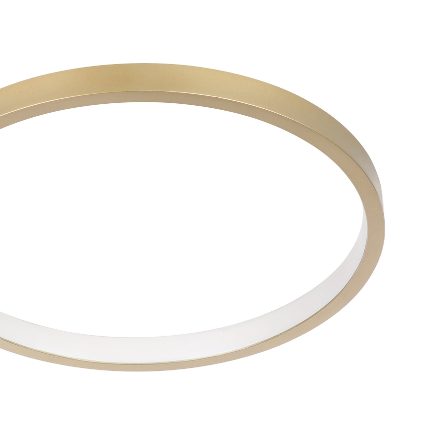 Eglo - Светодиодный потолочный светильник с регулированием яркости LED/15W/230V золотой + дистанционное управление