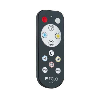Eglo - Светодиодный потолочный светильник с регулированием яркости LED/15W/230V золотой + дистанционное управление