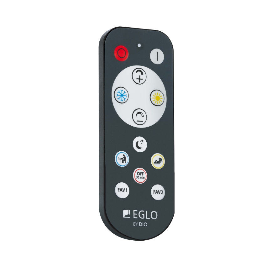 Eglo - Светодиодный потолочный светильник с регулированием яркости LED/15W/230V золотой + дистанционное управление