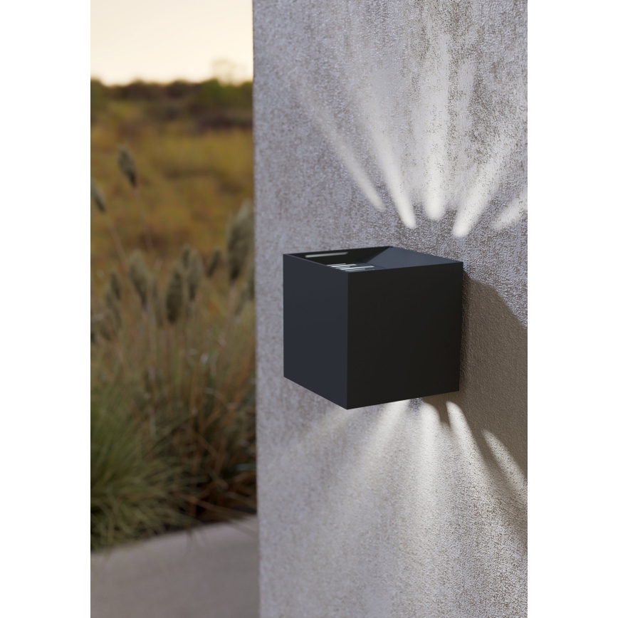 Eglo - Уличный светодиодный настенный светильник 2xLED/3,3W/230V IP54