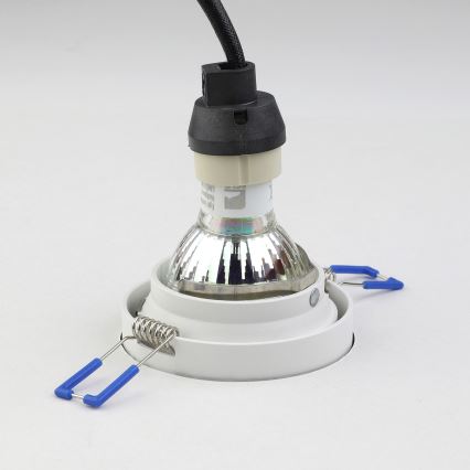 Eglo - Вбудований стельовий світильник 1xGU10/35W/230V білий