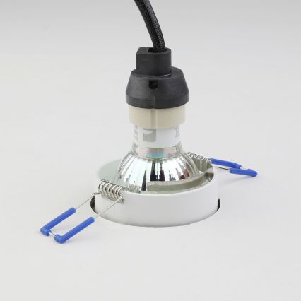 Eglo - Вбудований стельовий світильник 1xGU10/35W/230V білий