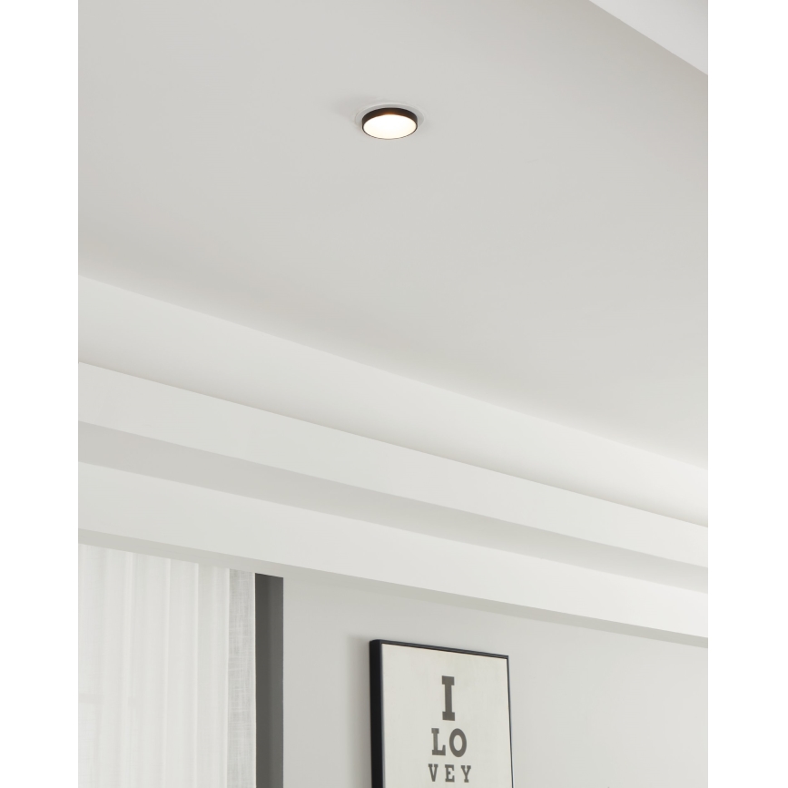 Eglo - Встроенный светильник 1xGU10/35W/230V белый
