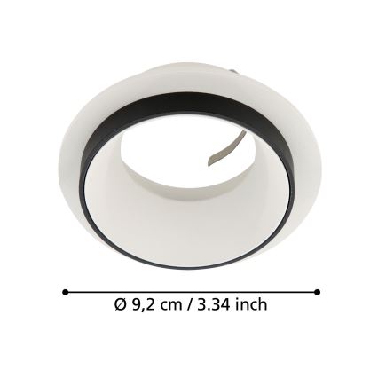 Eglo - Встроенный светильник 1xGU10/35W/230V белый