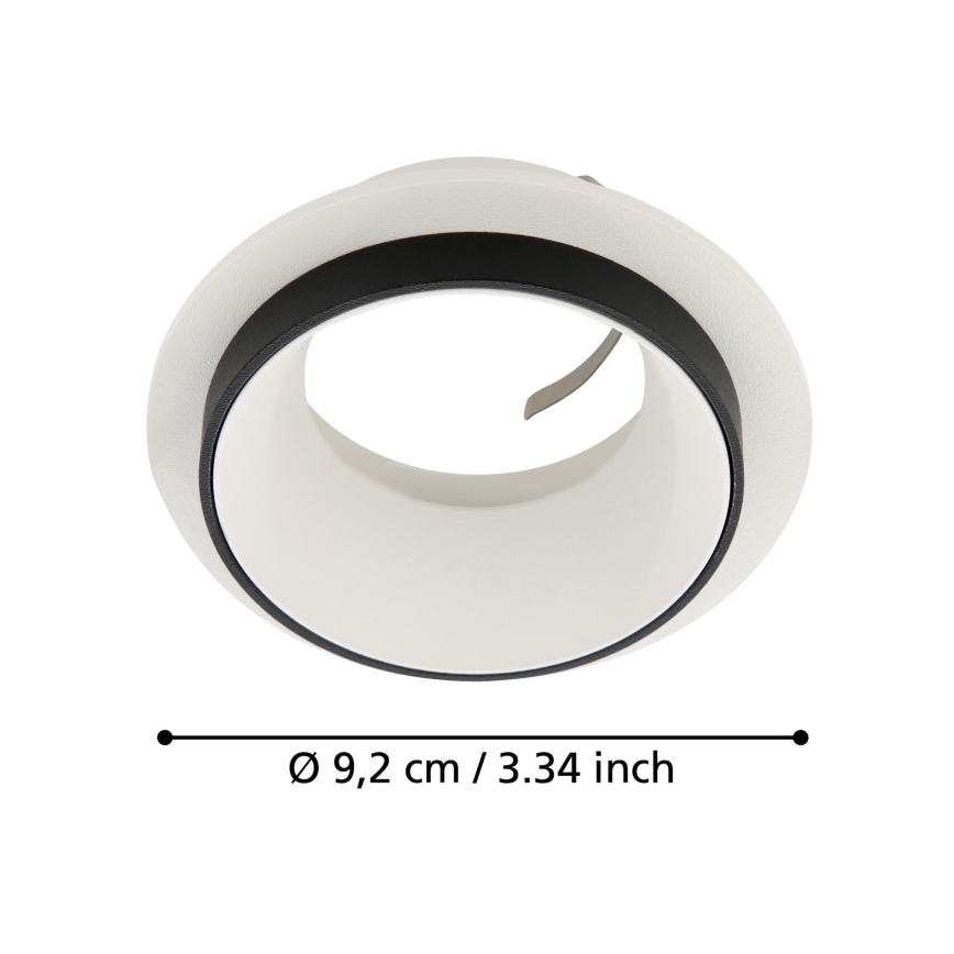 Eglo - Встроенный светильник 1xGU10/35W/230V белый