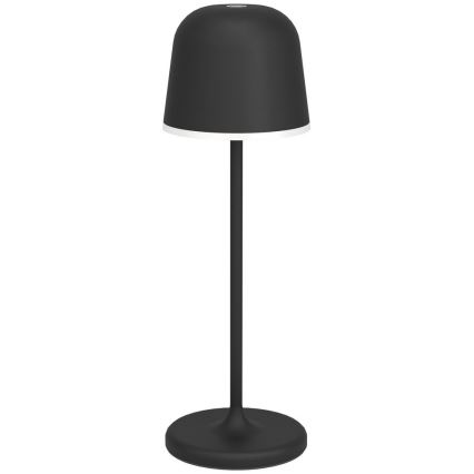 Eglo - Вулична LED акумуляторна лампа з регулюванням яскравості LED/2,2W/5V 1800 mAh чорний IP54