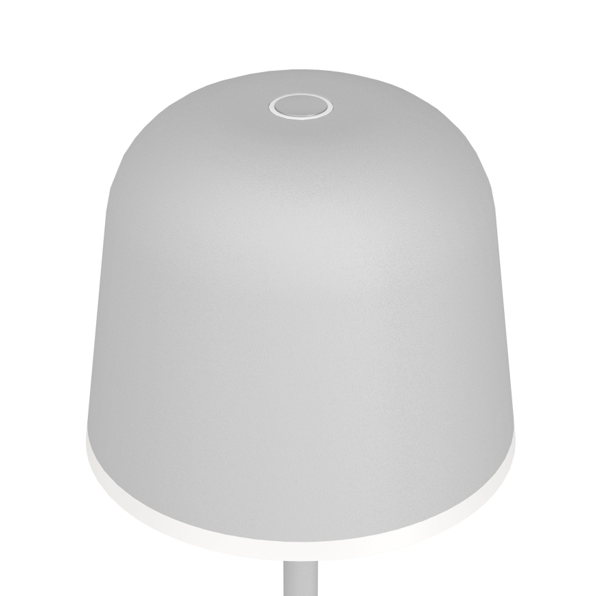 Eglo - Светодиодная уличная аккумуляторная лампа с регулированием яркости LED/2,2W/5V 1800 mAh серый IP54