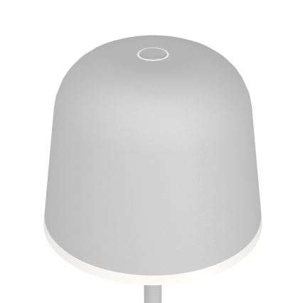 Eglo - Вулична LED акумуляторна лампа з регулюванням яскравості LED/2,2W/5V 1800 mAh сірий IP54