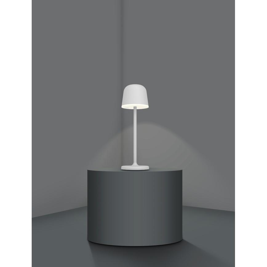 Eglo - Вулична LED акумуляторна лампа з регулюванням яскравості LED/2,2W/5V 1800 mAh сірий IP54