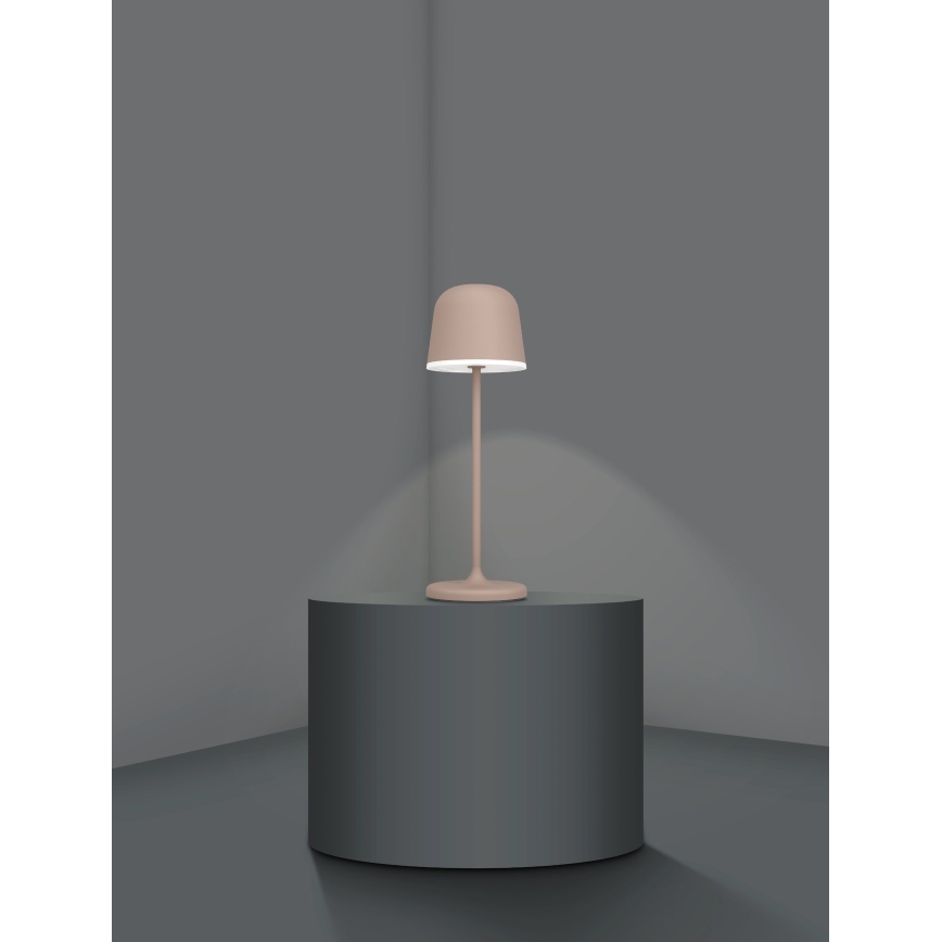 Eglo - Вулична LED акумуляторна лампа з регулюванням яскравості LED/2,2W/5V 1800mAh коричневий IP54