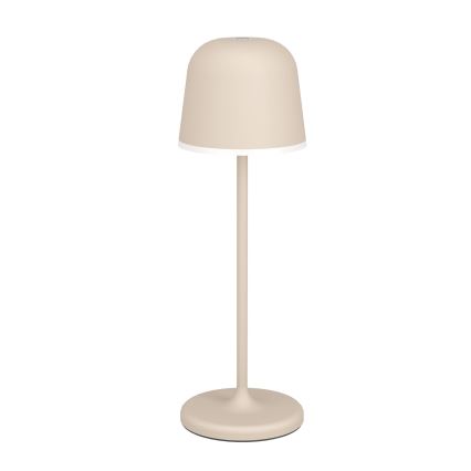 Eglo - LED Вулична акумуляторна лампа з регулюванням яскравості LED/2,2W/5V 1800 mAh бежевий IP54