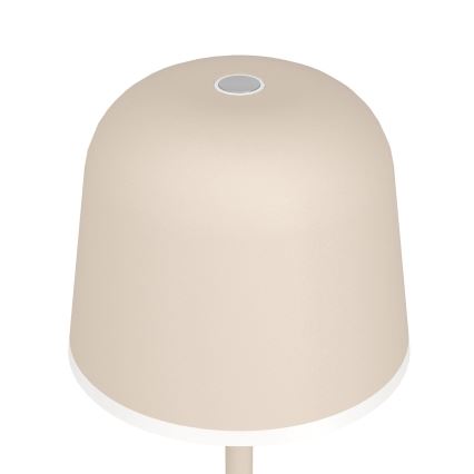 Eglo - LED Вулична акумуляторна лампа з регулюванням яскравості LED/2,2W/5V 1800 mAh бежевий IP54