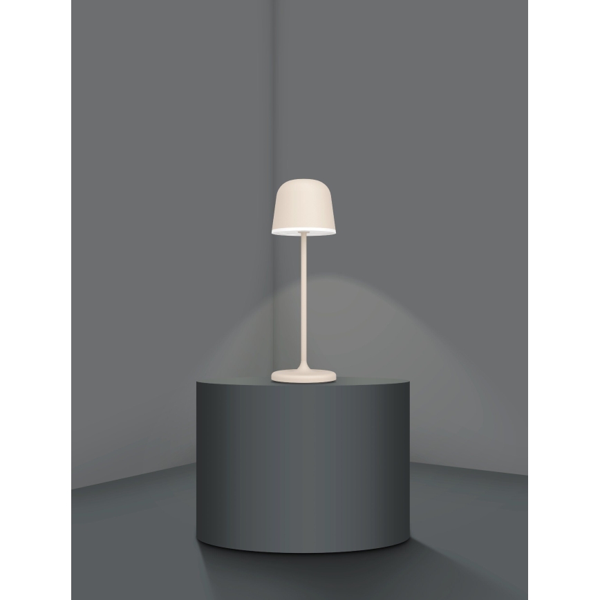 Eglo - LED Вулична акумуляторна лампа з регулюванням яскравості LED/2,2W/5V 1800 mAh бежевий IP54