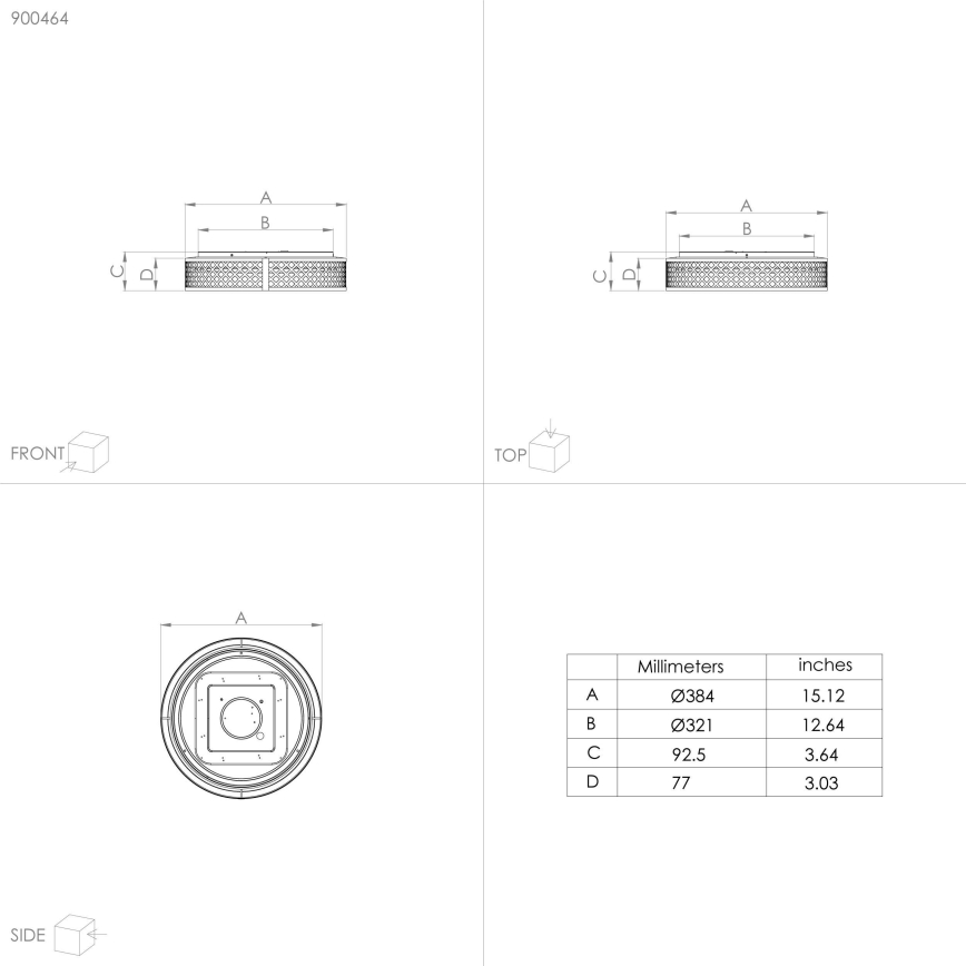 Eglo - Стельовий LED світильник LED/24W/230V