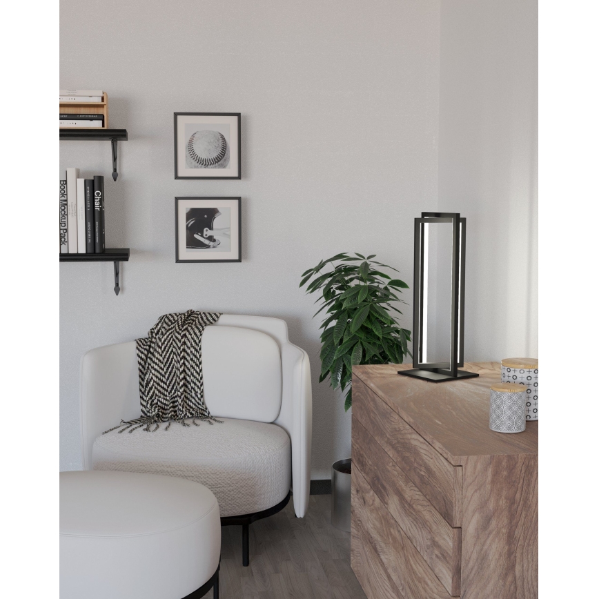 Eglo - Настільна LED лампа з регулюванням яскравості LED/15,5W/230V + дистанційне керування