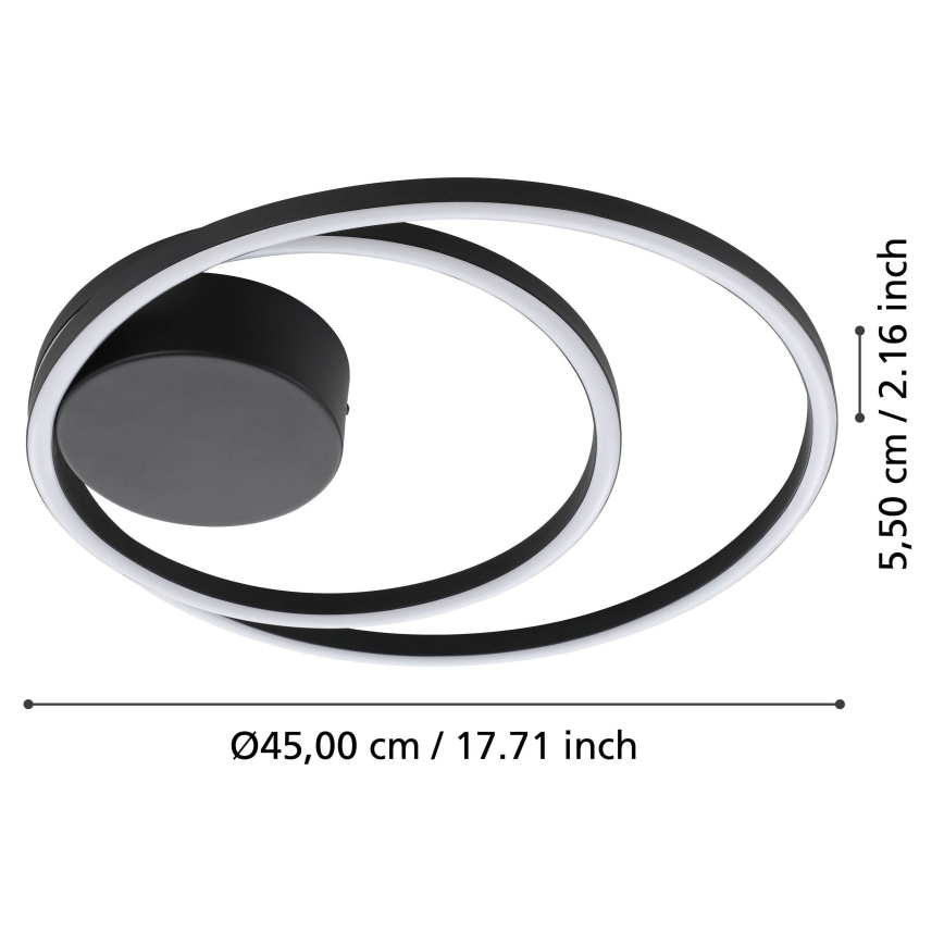 Eglo - Стельовий LED світильник LED/36W/230V