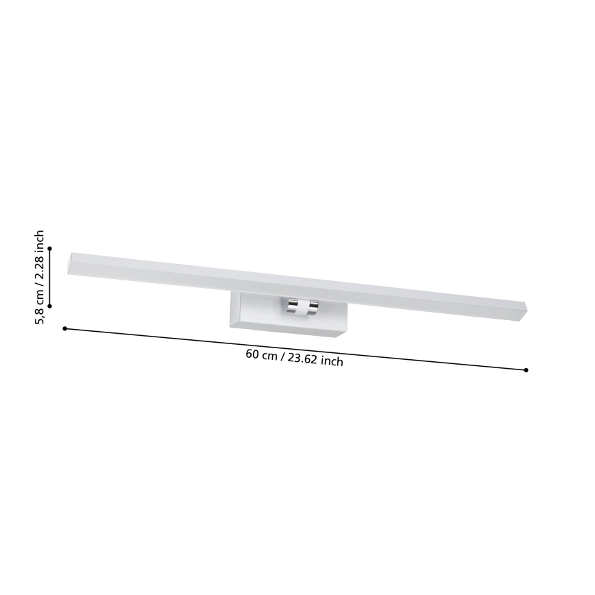 Eglo - Светодиодная подсветка для зеркала в ванной комнате LED/5W/230V IP44 белая