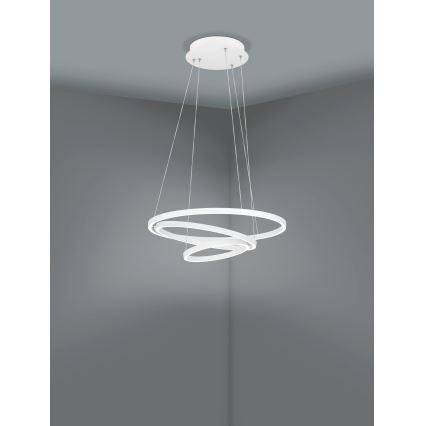 Eglo - Підвісна LED люстра з регулюванням яскравості LED/43,2W/230V білий