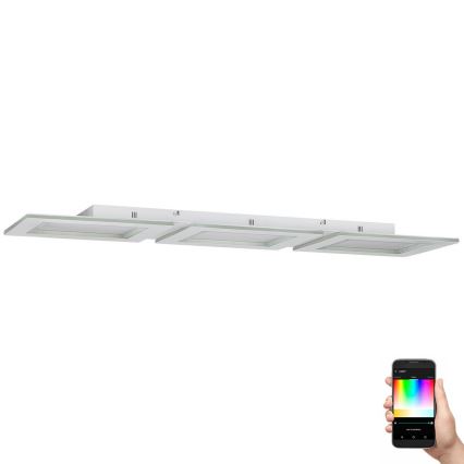 Eglo - Стельовий LED RGBW світильник з регулюванням яскравості LED/42,5W/230V