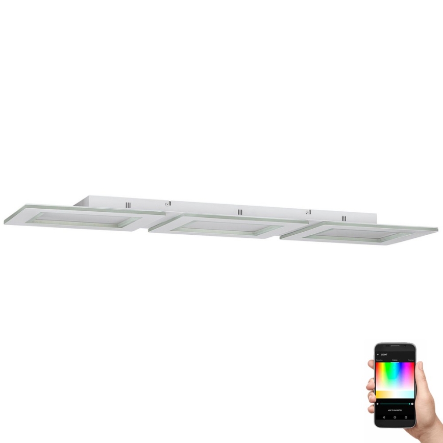 Eglo - Стельовий LED RGBW світильник з регулюванням яскравості LED/42,5W/230V
