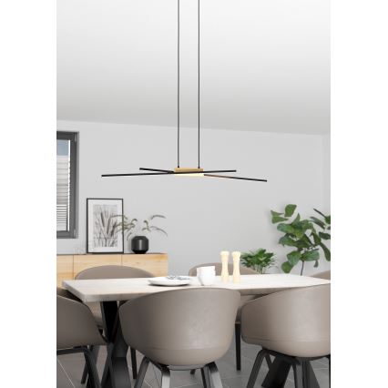 Eglo - Підвісна LED люстра з регулюванням яскравості 2xLED/13W/230V