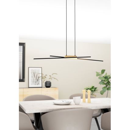 Eglo - Підвісна LED люстра з регулюванням яскравості 2xLED/13W/230V