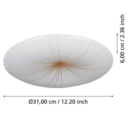 Eglo - Стельовий LED світильник LED/10W/230V
