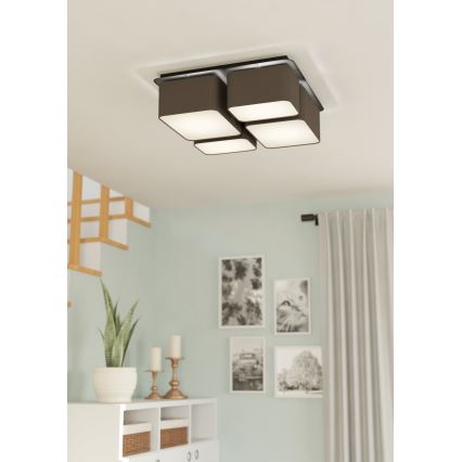 Eglo - Потолочный светильник 4xE27/28W/230V