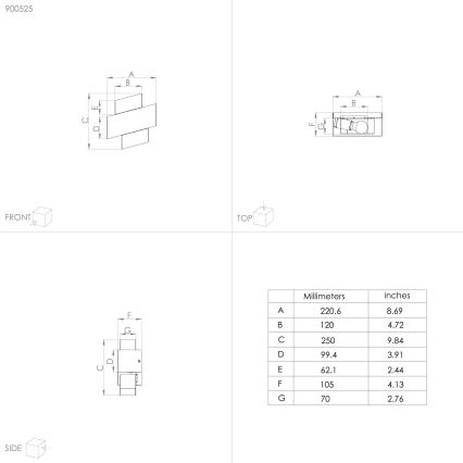 Eglo - Настенный светильник 1xE27/40W/230V белый