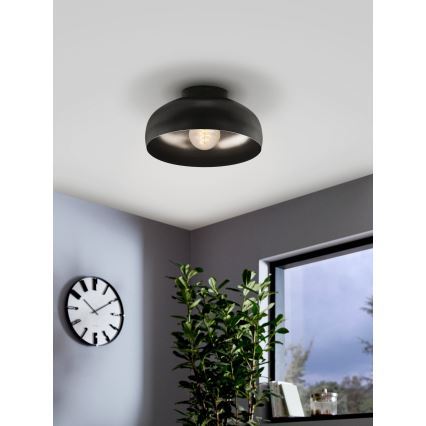 Eglo - Потолочный светильник 1xE27/40W/230V черный