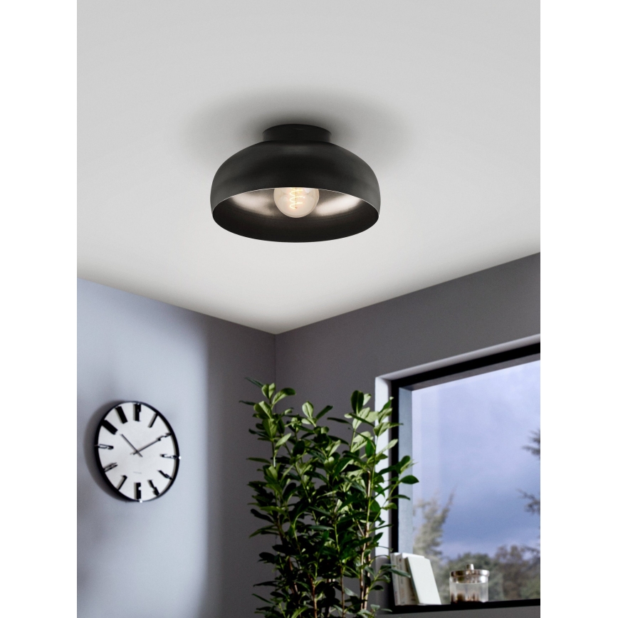 Eglo - Потолочный светильник 1xE27/40W/230V черный