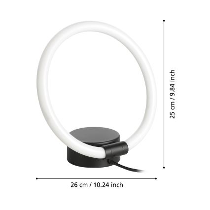 Eglo - Світлодіодна настільна лампа LED/11,5W/230V
