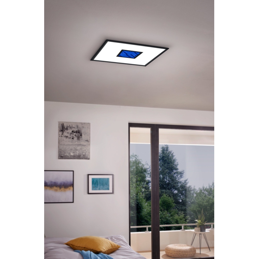 Eglo - LED RGBW диммируемый потолочный светильник LED/21,5W/230V 3000-6000K 45x45 см + пульт дистанционного управления