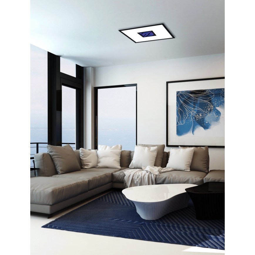 Eglo - LED RGBW стельовий світильник з регулюванням яскравості LED/21,5W/230V 3000-6000K 45x45 cm + пульт дистанційного керування