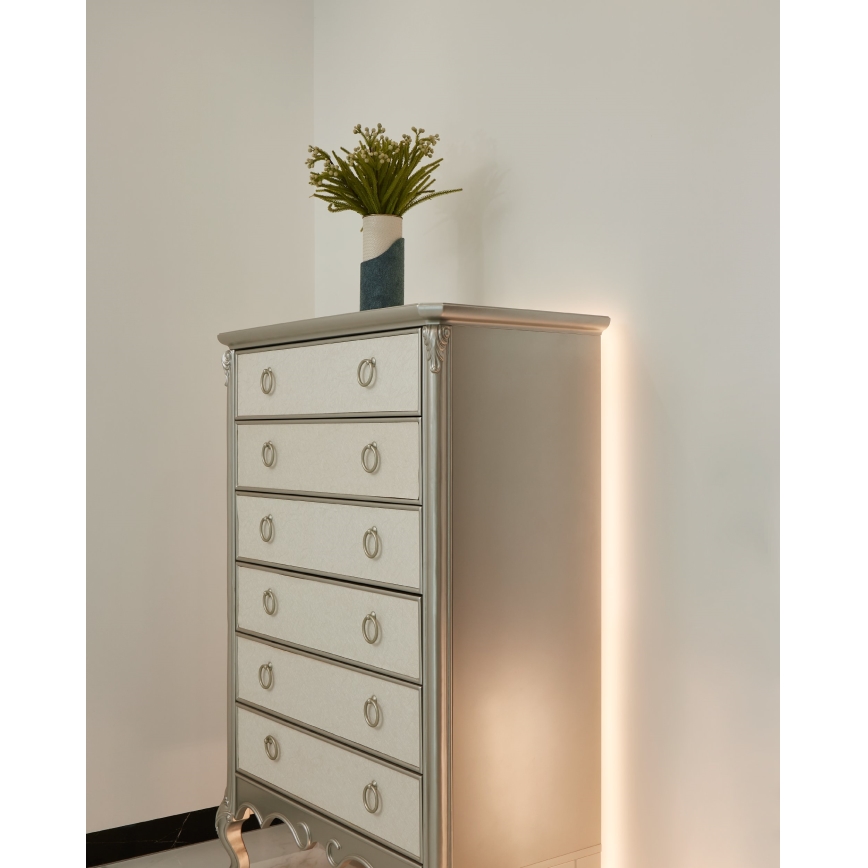 Eglo - Светодиодная лента с регулированием яркости 8 м COB STRIPE LED/52,8W/24/230V 2700-6500K + дистанционное управление