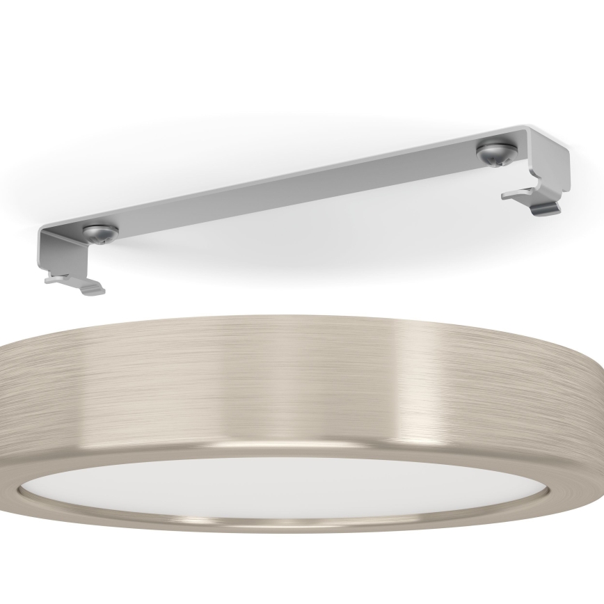 Eglo - Светодиодный потолочный светильник с регулированием яркости LED/11W/230V матовый хром