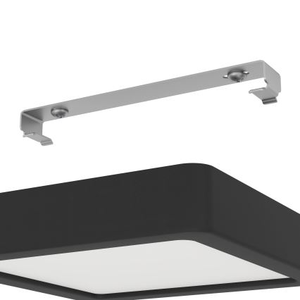 Eglo - Светодиодный потолочный светильник с регулированием яркости LED/11W/230V черный
