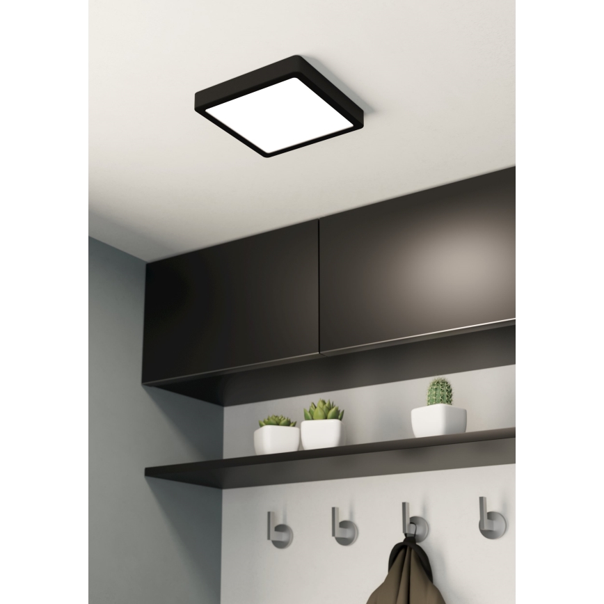 Eglo - Стельовий LED світильник з регулюванням яскравості LED/17W/230V чорний