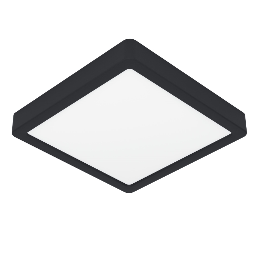 Eglo - Светодиодный потолочный светильник с регулированием яркости LED/17W/230V черный