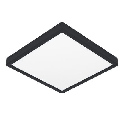Eglo - Стельовий світильник з регулюванням яскравості LED/20,5W/230V чорний 28,5x28,5 cm