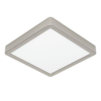 Eglo - Світлодіодний стельовий світильник з регулюванням яскравості LED/17W/230V матовий хром