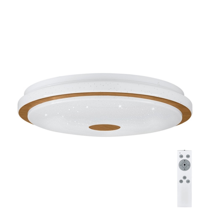 Eglo - Светодиодный потолочный светильник с регулированием яркости LED/24W/230V + дистанционное управление
