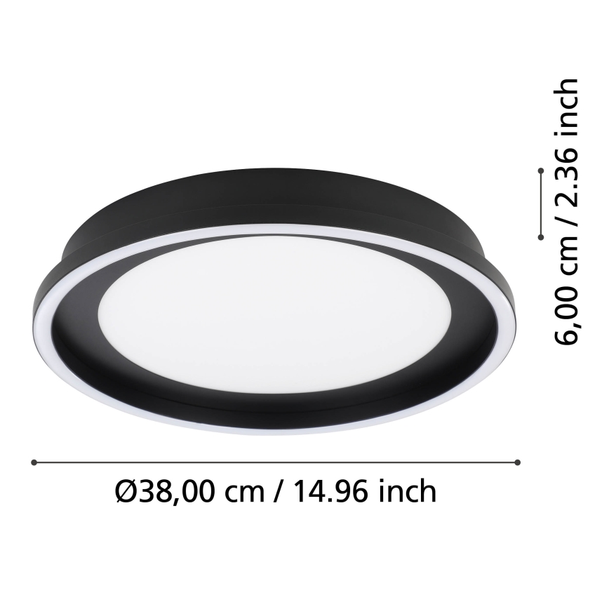 Eglo - Стельовий LED світильник з регулюванням яскравості LED/21,5W/230V + дистанційне керування
