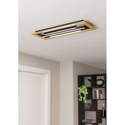 Eglo - Светодиодный потолочный светильник с регулированием яркости LED/32,1W/230V + дистанционное управление
