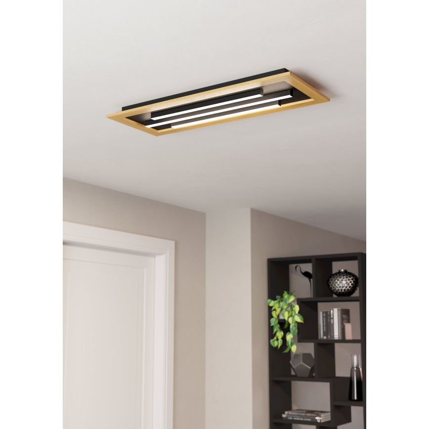 Eglo - Светодиодный потолочный светильник с регулированием яркости LED/32,1W/230V + дистанционное управление