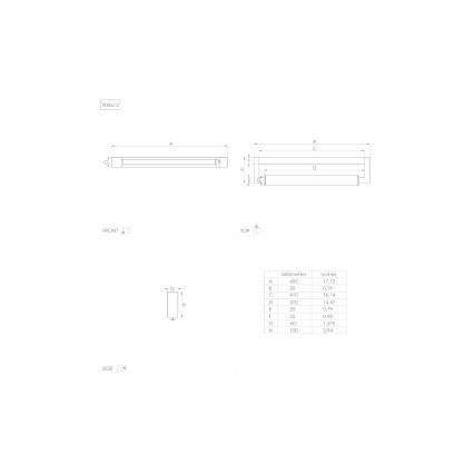 Eglo - Светодиодная подсветка для зеркала в ванной комнате LED/8,9W/230V IP44